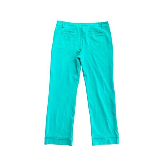 Betabrand Women's Turquoise Green High Waist Lite Trouser Pants Size XL - Picture 4 of 4
